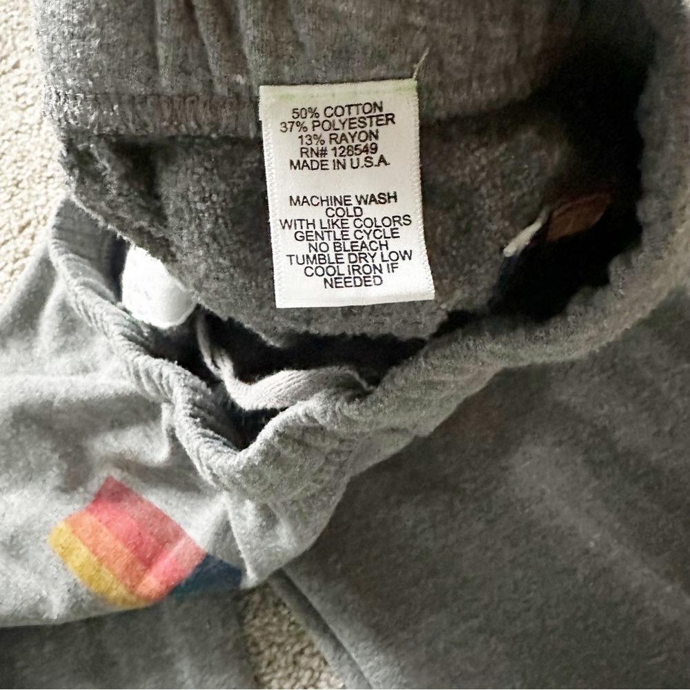 Aviator Nation Womens Logo Sweatpants Heather Grey Sz M - Picture 6 of 7